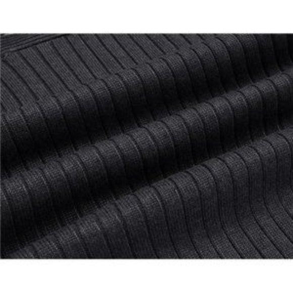 New Men's Shawl Collar Sweaters Casual Grey Sweater - Picture 5 of 6